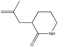 3-(2-methylallyl)piperidin-2-one Struktur