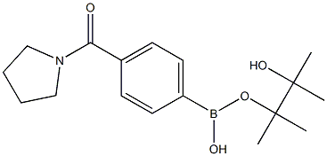 4-(1-Pyrrolidinylcarbonyl)benzeneboronic acid pinacol ester Struktur