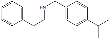 (2-phenylethyl)({[4-(propan-2-yl)phenyl]methyl})amine Struktur