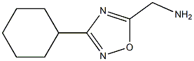 (3-cyclohexyl-1,2,4-oxadiazol-5-yl)methanamine Struktur