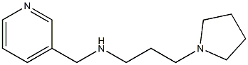 (pyridin-3-ylmethyl)[3-(pyrrolidin-1-yl)propyl]amine Struktur