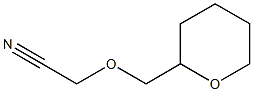 (tetrahydro-2H-pyran-2-ylmethoxy)acetonitrile Struktur