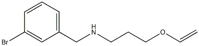 [(3-bromophenyl)methyl][3-(ethenyloxy)propyl]amine Struktur