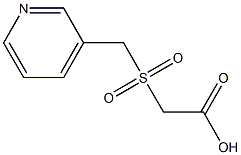 [(pyridin-3-ylmethyl)sulfonyl]acetic acid Struktur