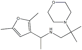 [1-(2,5-dimethylfuran-3-yl)ethyl][2-methyl-2-(morpholin-4-yl)propyl]amine Struktur