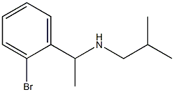 [1-(2-bromophenyl)ethyl](2-methylpropyl)amine Struktur