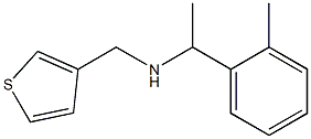 [1-(2-methylphenyl)ethyl](thiophen-3-ylmethyl)amine Struktur