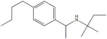 [1-(4-butylphenyl)ethyl](2-methylbutan-2-yl)amine Struktur