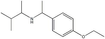 [1-(4-ethoxyphenyl)ethyl](3-methylbutan-2-yl)amine Struktur