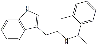 [2-(1H-indol-3-yl)ethyl][1-(2-methylphenyl)ethyl]amine Struktur