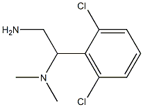 [2-amino-1-(2,6-dichlorophenyl)ethyl]dimethylamine Struktur