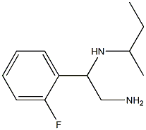 [2-amino-1-(2-fluorophenyl)ethyl](methyl)propan-2-ylamine Struktur