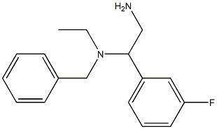 [2-amino-1-(3-fluorophenyl)ethyl](benzyl)ethylamine Struktur