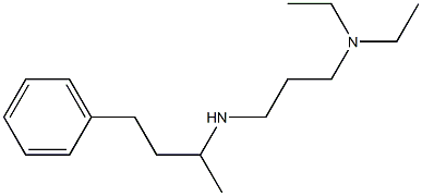 [3-(diethylamino)propyl](4-phenylbutan-2-yl)amine Struktur