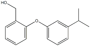 {2-[3-(propan-2-yl)phenoxy]phenyl}methanol Struktur