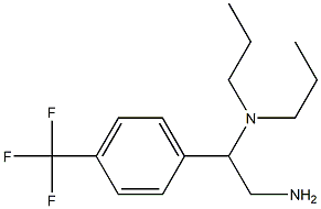 {2-amino-1-[4-(trifluoromethyl)phenyl]ethyl}dipropylamine Struktur