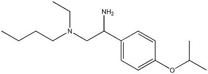 {2-amino-2-[4-(propan-2-yloxy)phenyl]ethyl}(butyl)ethylamine Struktur