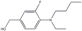 {4-[butyl(ethyl)amino]-3-fluorophenyl}methanol Struktur