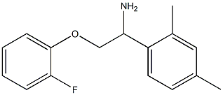 1-(2,4-dimethylphenyl)-2-(2-fluorophenoxy)ethanamine Struktur