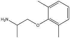 1-(2,6-dimethylphenoxy)propan-2-amine Struktur