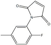 1-(2-fluoro-5-methylphenyl)-2,5-dihydro-1H-pyrrole-2,5-dione Struktur