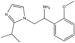 1-(2-methoxyphenyl)-2-[2-(propan-2-yl)-1H-imidazol-1-yl]ethan-1-amine Struktur