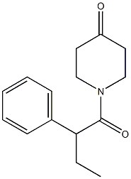 1-(2-phenylbutanoyl)piperidin-4-one Struktur