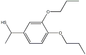 1-(3,4-dipropoxyphenyl)ethane-1-thiol Struktur