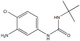 1-(3-amino-4-chlorophenyl)-3-tert-butylurea Struktur