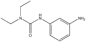 1-(3-aminophenyl)-3,3-diethylurea Struktur