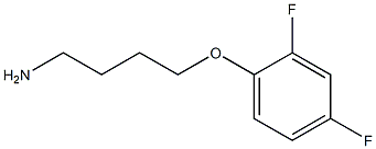 1-(4-aminobutoxy)-2,4-difluorobenzene Struktur