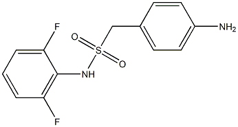 1-(4-aminophenyl)-N-(2,6-difluorophenyl)methanesulfonamide Struktur