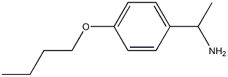 1-(4-butoxyphenyl)ethanamine Struktur