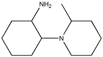 2-(2-methylpiperidin-1-yl)cyclohexan-1-amine Struktur