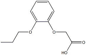 2-(2-propoxyphenoxy)acetic acid Struktur