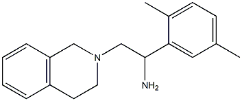 2-(3,4-dihydroisoquinolin-2(1H)-yl)-1-(2,5-dimethylphenyl)ethanamine Struktur