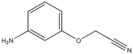 2-(3-aminophenoxy)acetonitrile Struktur