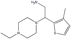 2-(4-ethylpiperazin-1-yl)-2-(3-methylthien-2-yl)ethanamine Struktur