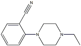 2-(4-ethylpiperazin-1-yl)benzonitrile Struktur