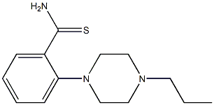 2-(4-propylpiperazin-1-yl)benzene-1-carbothioamide Struktur