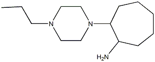 2-(4-propylpiperazin-1-yl)cycloheptanamine Struktur