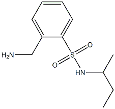 2-(aminomethyl)-N-(sec-butyl)benzenesulfonamide Struktur