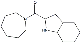 2-(azepan-1-ylcarbonyl)octahydro-1H-indole Struktur