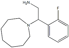 2-(azocan-1-yl)-2-(2-fluorophenyl)ethan-1-amine Struktur