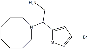 2-(azocan-1-yl)-2-(4-bromothiophen-2-yl)ethan-1-amine Struktur