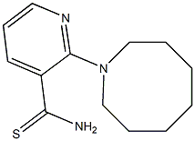 2-(azocan-1-yl)pyridine-3-carbothioamide Struktur