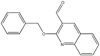 2-(benzyloxy)quinoline-3-carbaldehyde Struktur