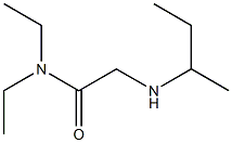 2-(butan-2-ylamino)-N,N-diethylacetamide Struktur