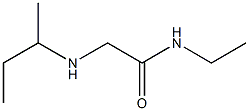 2-(butan-2-ylamino)-N-ethylacetamide Struktur