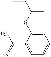 2-(butan-2-yloxy)benzene-1-carboximidamide Struktur